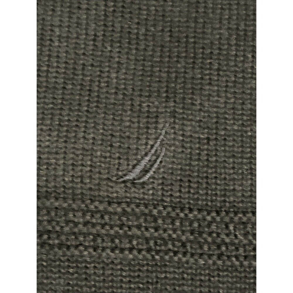 Nautica Navy Blue Cotton V-Neck Men's Sweater Medium - Picture 2 of 4